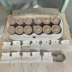 Conair Big Curls and Waves‎ Jumbo Ceramic Hot Rollers 1 1/2 Inch - Pink